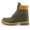 Premium 6 Inch Waterproof Boot “Olive Green Yellow”
