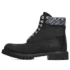 Premium 6 Inch Waterproof Boots “Black and Logo Print”