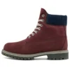Premium 6 Inch Waterproof Boots “Burgundy Nubuck”