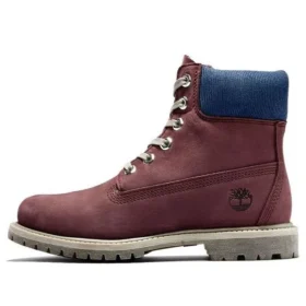 Premium 6 Inch Waterproof Boots “Burgundy Nubuck”