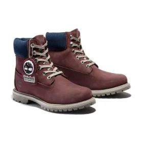 Premium 6 Inch Waterproof Boots “Burgundy Nubuck”
