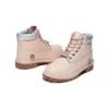 Premium 6-inch Waterproof Boots “Pink Full Grain”