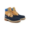 Premium 6 Inch Waterproof Boots “Wheat Blue Navy”