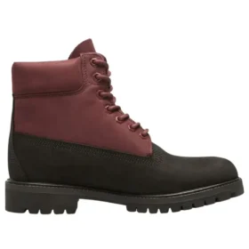 Premium 6 Inch Waterproof “Burgundy Black”