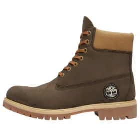Premium 6 Inch Waterproof “Dark Brown Nubuck Olive”