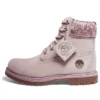 Premium 6 Inch Waterproof Lt “Pink Nubuck Velvet”