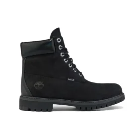 Premium 6 Inch Waterproof Wide-Fit Boot “Black Nubuck”