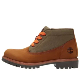 Premium Mid Lace Chukka Boot “Medium Brown Nubuck”