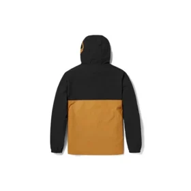 Pullover Windbreaker Jacket “Black Brown”