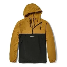 Pullover Windbreaker Jacket “Brown Black”