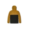 Pullover Windbreaker Jacket “Brown Black”