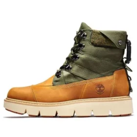 Raywood 6 Inch EK+ Waterproof Boots “Wheat Nubuck with Green”