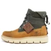 Raywood 6 Inch EK+ Wide Fit Waterproof Boots “Wheat Nubuck with Green”