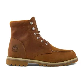 Redwood Falls Waterproof Moc-Toe Wide-Fit Boots “Rust Nubuck”