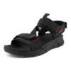 Ripcord Double-Strap Sandals “Black”