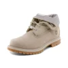 Roll Top Boots Basic “Beige with Light Grey”