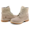 Roll Top Boots Basic “Beige with Light Grey”