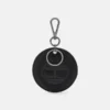 Round 2-Sided Leather Key Ring