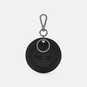 Round 2-Sided Leather Key Ring