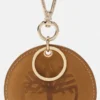 Round 2-Sided Leather Key Ring