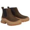 Roxie Lane Chelsea Boot “Dark Brown Nubuck”