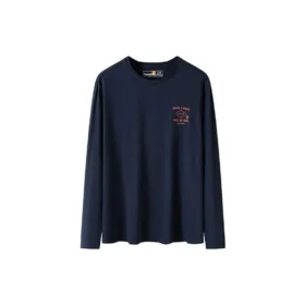 Shoe Logo Long Sleeves T-Shirt “Navy Pink”