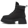 Sky 6 Inch Lace Up Boots “Black Nubuck”