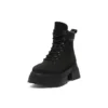 Sky 6 Inch Lace Up Boots “Black Nubuck”