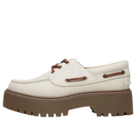 Stone Street Platform Boat “Off-White Nubuck”