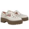 Stone Street Platform Buckle “Beige Natural Nubuck”