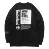 Timberland Back Large Logo Printing Sports Black