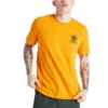 Timberland Back Pattern Printing Short Sleeve Orange