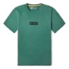Timberland Casual Round Neck Printing Short Sleeve Dark Green