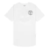 Timberland Casual Round Neck Printing Short Sleeve White