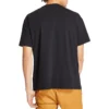 Timberland Contrast Color Stitching Color Block Short Sleeve Black