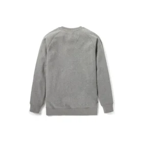 Timberland Embroidered Logo Round Neck Pullover Gray