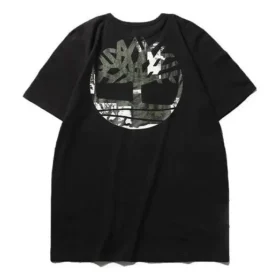 Timberland SS20 Basic Logo Printing Short Sleeve Black
