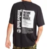 Timberland SS20 Earth Series Printing Short Sleeve Black