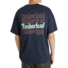 Timberland SS20 Printing Round Neck Short Sleeve Blue