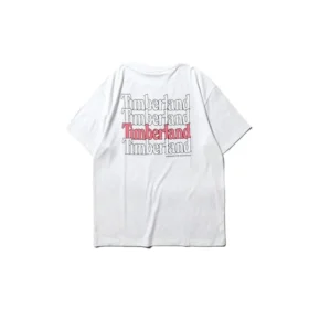 Timberland SS20 Printing Round Neck Short Sleeve White