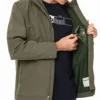 Timberland waterproof Zipper Hooded Jacket Green