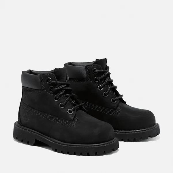 Toddler 6-Inch Waterproof Boots – Black Nubuck Toddler 6-Inch Waterproof Boots – Black Nubuck