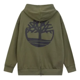 Tree Logo Hoodie “Olive Green”
