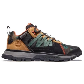 Treeland STR Sneaker “Black with Green Straps”