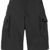 Twill Cargo Shorts “Black”