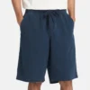 Washed Heavy Twill Carpenter Shorts “Navy”