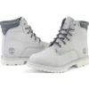 Waterville 6 Inch Wide Fit Waterproof Boots “Light Grey”