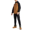 Windbreaker Full zip Jacket “Brown Black”