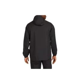 Windbreaker Zip Through Jacket “Black”