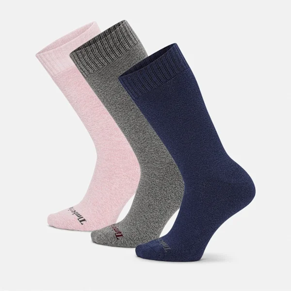 Women’s Ashland 3-Pack Heathered Boot Crew Sock Women’s Ashland 3-Pack Heathered Boot Crew Sock